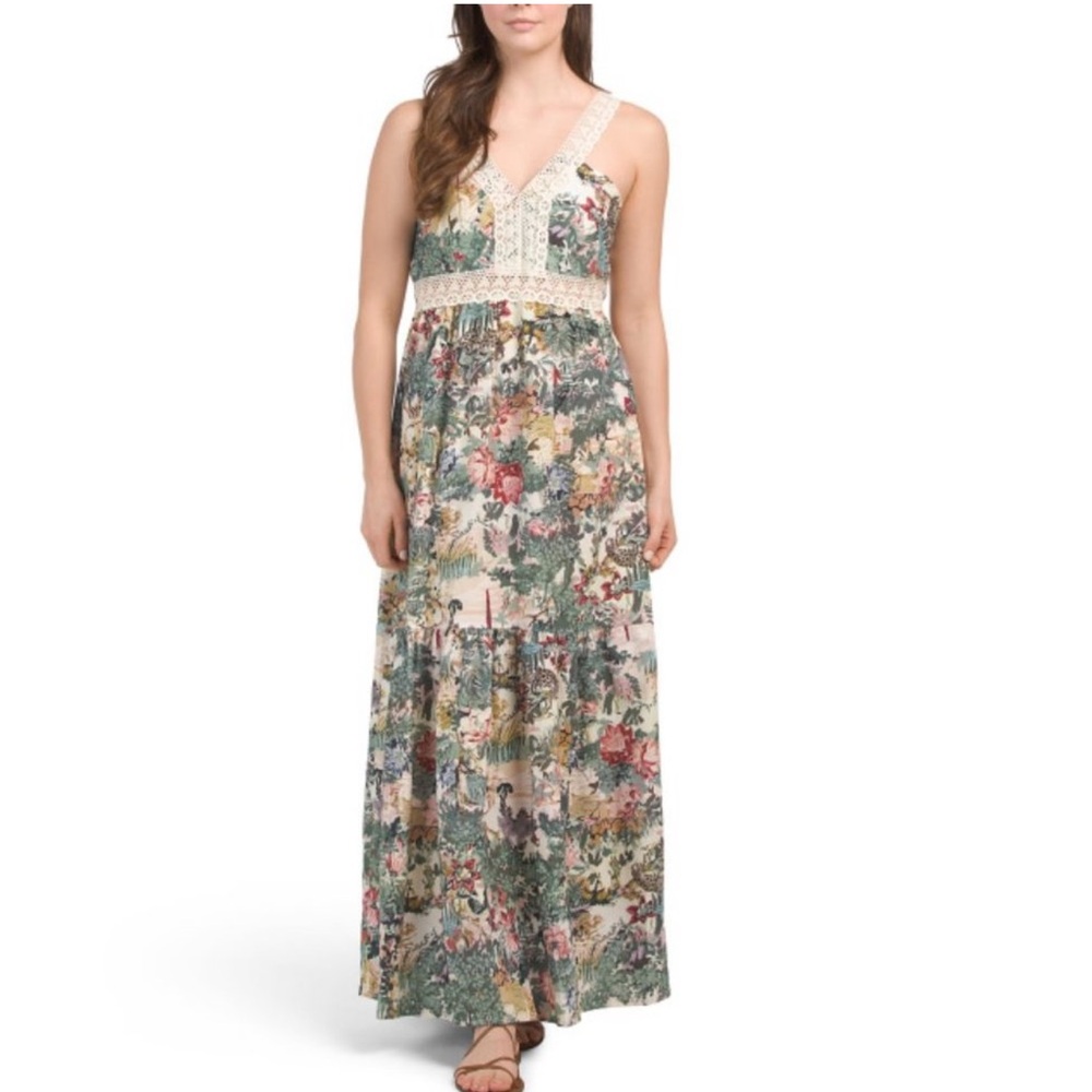 Saiph Floral Summer Maxi Dress